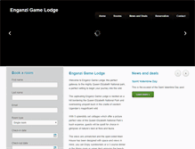 Tablet Screenshot of enganzilodge.com